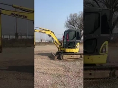 เครื่องขุด Komatsu PC35 มินิ มือสอง รับรองการบํารุงรักษา การก่อสร้าง สถานที่ใช้งาน