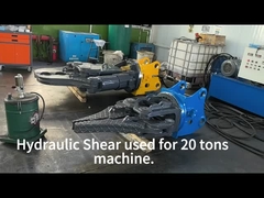 ปรับปรุงไฮดรอลิก Shear 08A สําหรับ 10-15 ตัน Excavator คอนกรีตตัดท่อ