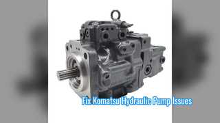 โซลูชันการเปลี่ยนปั๊มไฮดรอลิก Komatsu PC55