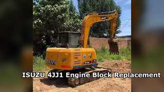 ISUZU 4JJ1 บล็อกกระบอกสูบเครื่องยนต์ชิ้นส่วนทดแทนที่ทนทาน