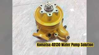 Komatsu 4D130 ปั๊มน้ำ 6114 61 1101 อะไหล่เครื่องยนต์