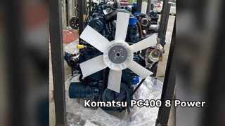 กำลังขุด Komatsu PC400-8