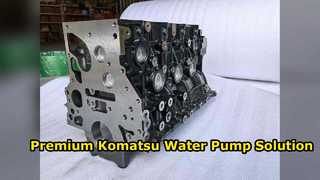 ปั๊มน้ำ Komatsu 4D130 6114 61 1101 ชิ้นส่วนคุณภาพสูง