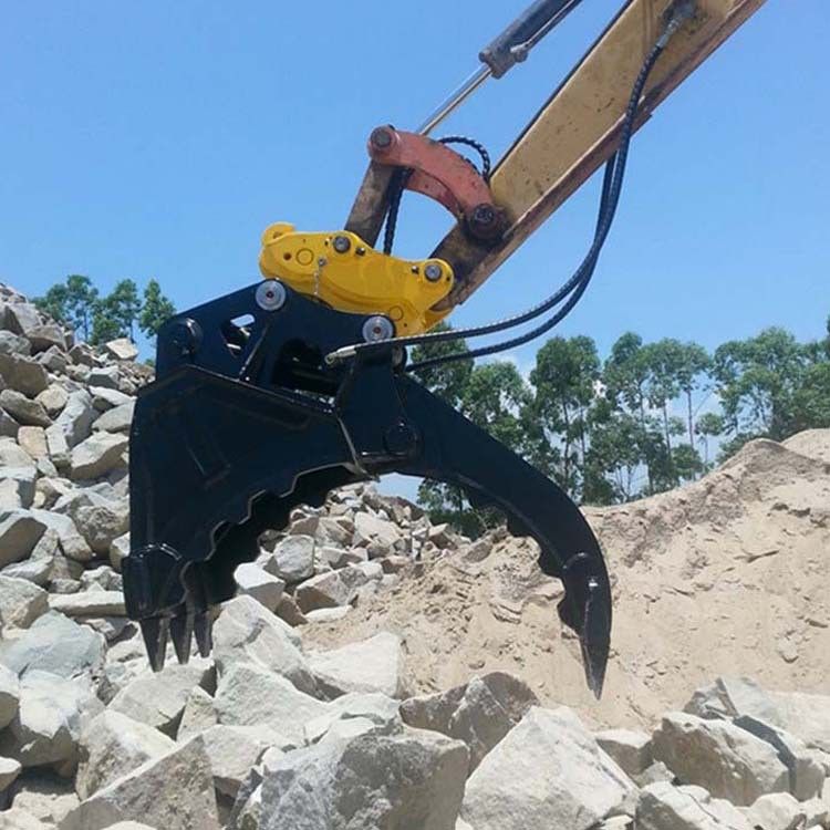 การบรรจุและถอน Excavator ถังนิ้วมือ Clamp เครื่องจักรกล Mini ขนาดใหญ่ถังนิ้วมือใช้สําหรับ DH55
