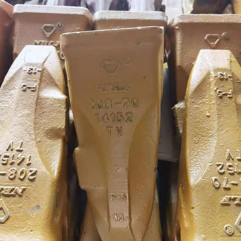 2.5CM ความสูงเหล็กสแตนเลส Excavator ถังฟัน ฟันถังถังแข็ง