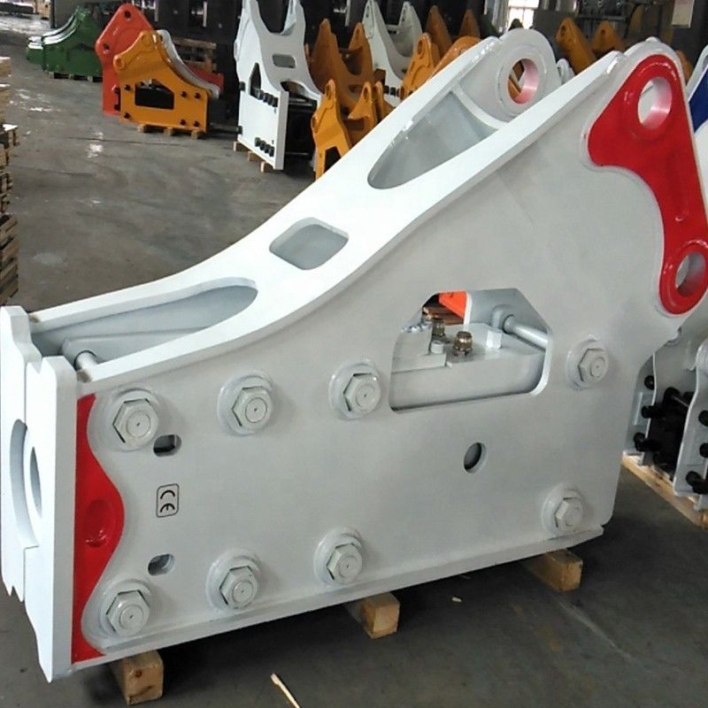 ขายปลีก กว้าง68 100 140 185mm Excavator ความถี่สูง คอนกรีตสั่นสะเทือนหิน เครื่องบดน้ํายาง Jack Hamm