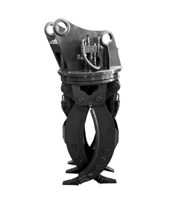 Excavator Grapple Bucket Hydraulic Wood Grapple 360 Log Grab And Stone Excavator Rotating Grapple เครื่องขุดหิน เครื่องขุดไม้แบบไฮดรอลิก