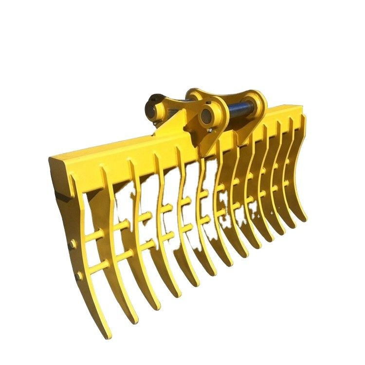ปรับแต่ง Excavator Rake Bucket หัน Rake Bucket สําหรับรุ่นใด ๆ ของเครื่องขุด