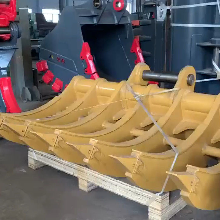 ปรับแต่ง Excavator Rake Bucket หัน Rake Bucket สําหรับรุ่นใด ๆ ของเครื่องขุด