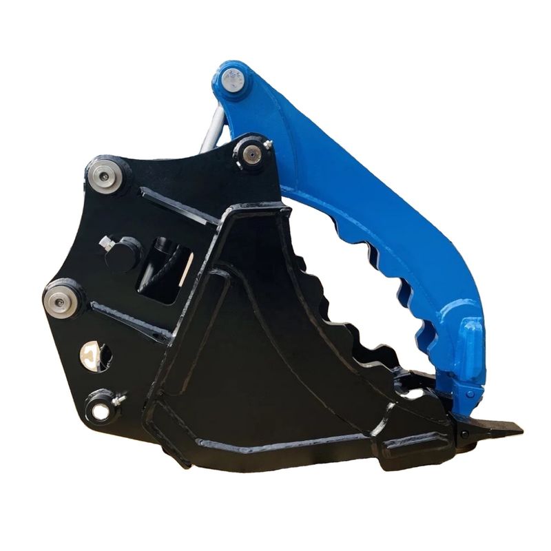 ปรับปรุงไฮดรอลิกนิ้วมือจับถังกระดูกถัง mini excavator หมุนถังสําหรับ excavator