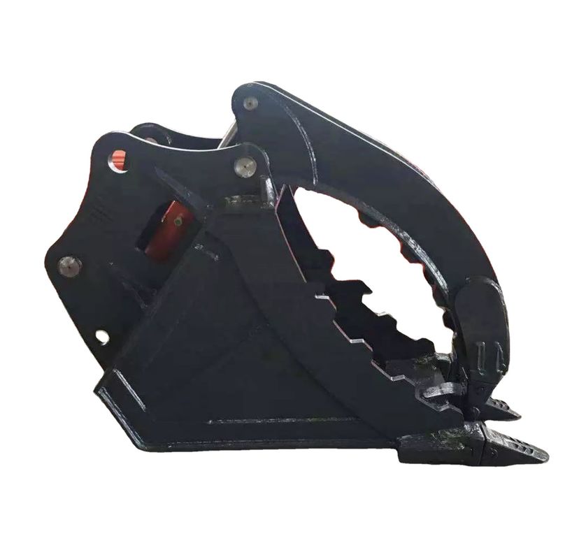 ปรับปรุงไฮดรอลิกนิ้วมือจับถังกระดูกถัง mini excavator หมุนถังสําหรับ excavator