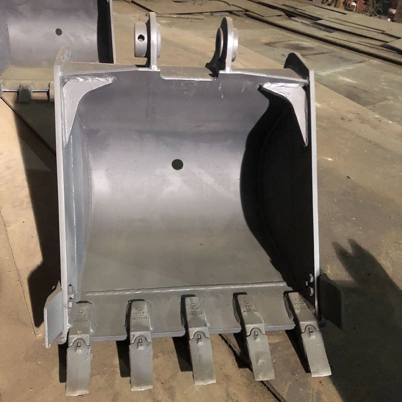 EC55B Excavator Rock Bucket Q355B Heavy Duty Excavator Bucket สําหรับการขุดดิน
