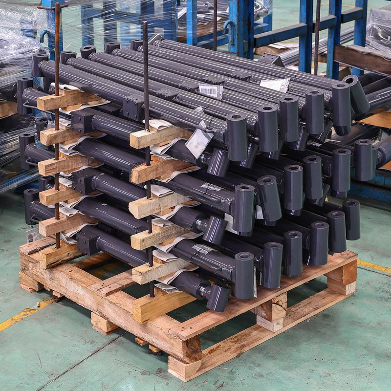 ไฮดรอลิก Excavator Boom Cylinder Arm Cylinder Bucket Cylinder ใช้สําหรับ Komatsu Kobelco Excavator เครื่องขุด