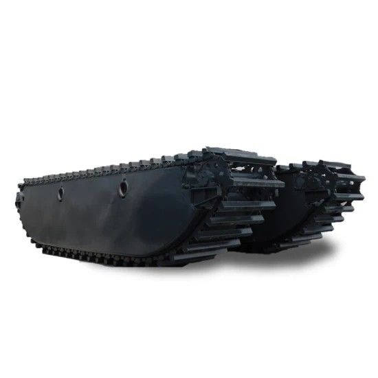 ปอนโตน Q335B Q355B ที่กําหนดเอง ปอนโตน Excavator พลอยสวาท ปอนโตน Amphibious สําหรับ SANY SY135C