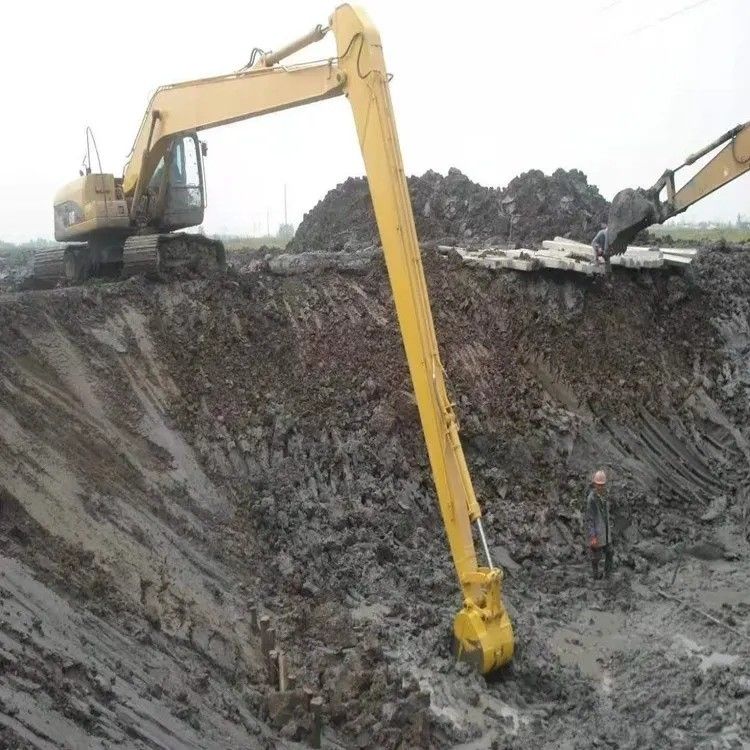 Cusomized Long Reach Boom Tunnel Arm Boom Q355B ใช้สําหรับเครื่องขุด 6-50 ตัน
