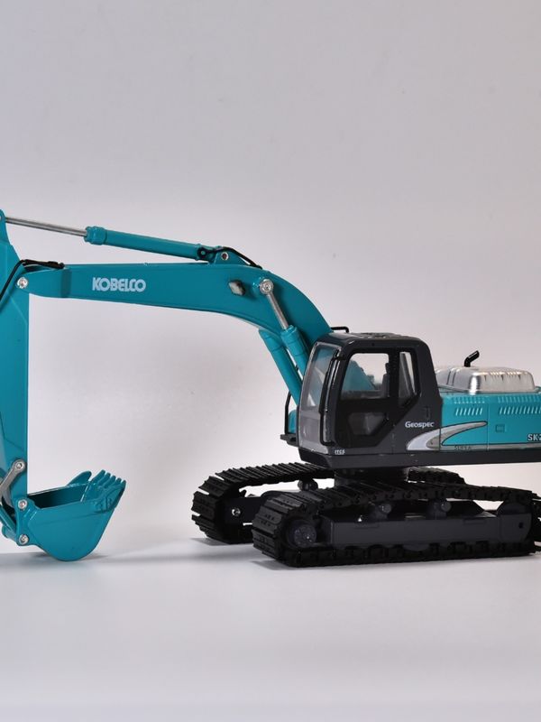 เชนสแตนเลส SK200 เครื่องขุด โมเดล KOBELCO แบบจําลองแท้เหล็กสับสนธิ การตกแต่งรถยนต์