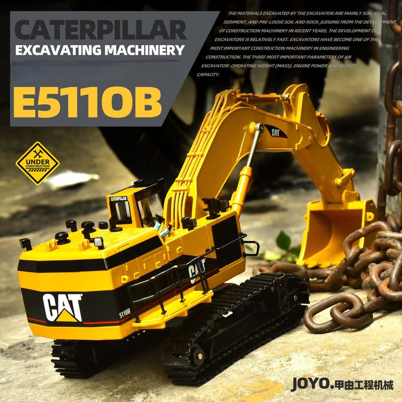 คาร์เตอร์ CAT5110B รวมเครื่องขุดขนาดใหญ่ รุ่นเครื่องจักรกล รถยนต์ร่วมกัน การจําลองโลหะ