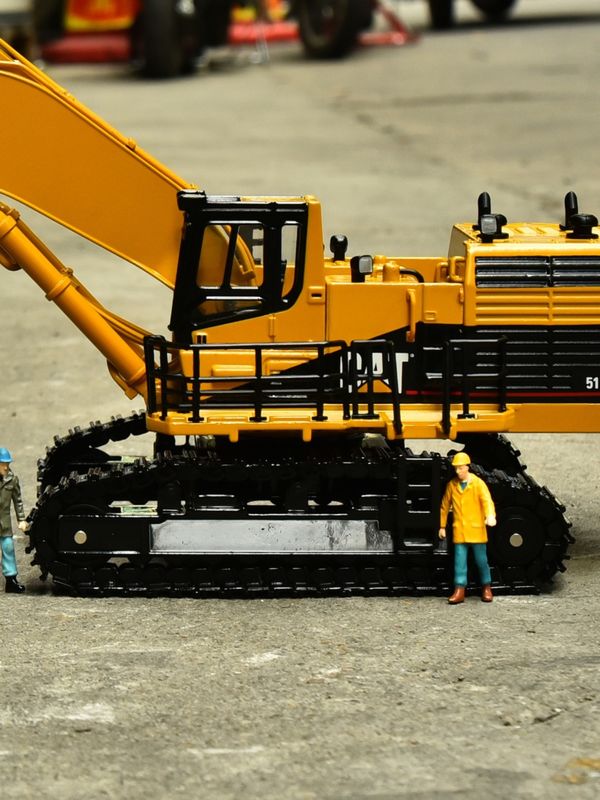 คาร์เตอร์ CAT5110B รวมเครื่องขุดขนาดใหญ่ รุ่นเครื่องจักรกล รถยนต์ร่วมกัน การจําลองโลหะ