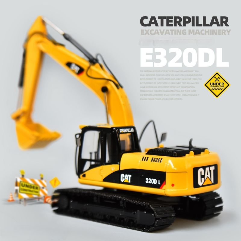 คาร์เตอร์ CAT320DL excavator ตัวอย่างเดิมเหล็กเหล็กกลม simulation วิศวกรรม เครื่องยนต์ตกแต่ง