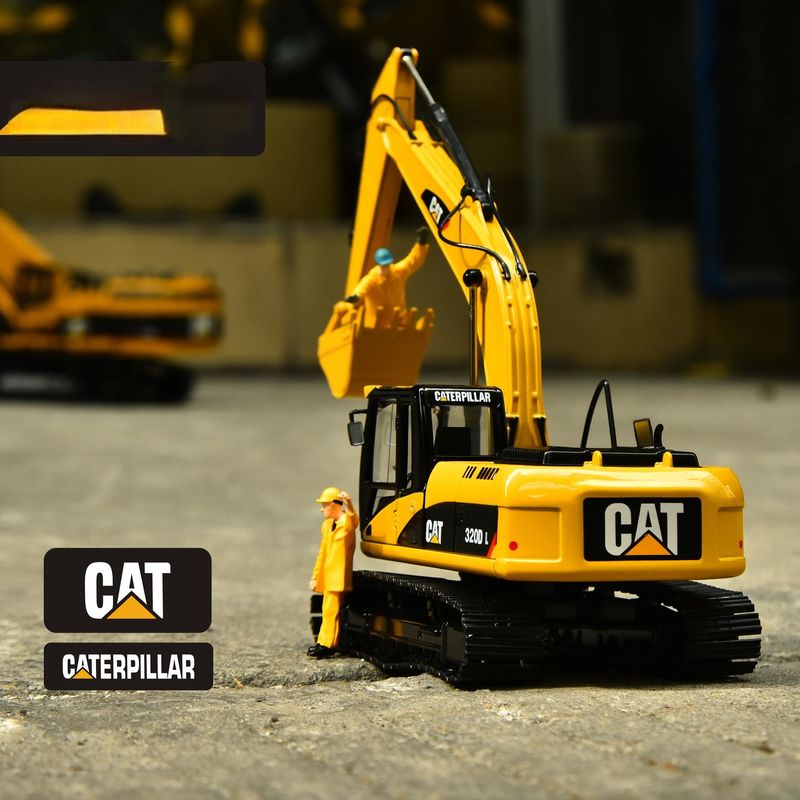 คาร์เตอร์ CAT320DL excavator ตัวอย่างเดิมเหล็กเหล็กกลม simulation วิศวกรรม เครื่องยนต์ตกแต่ง