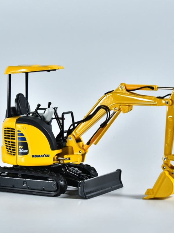 Komatsu PC30MR มินิ excavator 1/32 Scale Die-Cast Metal Model ของเล่นสะสม