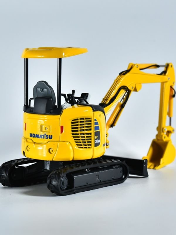 Komatsu PC30MR มินิ excavator 1/32 Scale Die-Cast Metal Model ของเล่นสะสม
