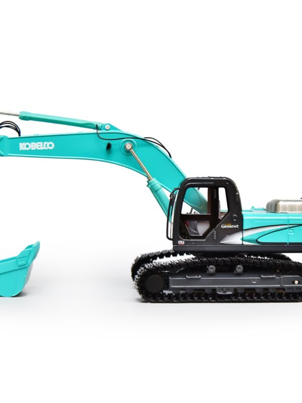 KOBELCO SK330 เครื่องขุดเหล็กสแตนเลย์ รุ่น 1/50 ขนาดโลหะ ของเล่นประดับสะสม