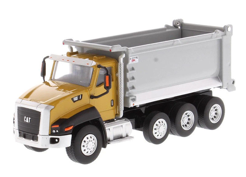 รายละเอียดสูง 1 64 Scale CAT CT660 รถบรรทุกขยะ