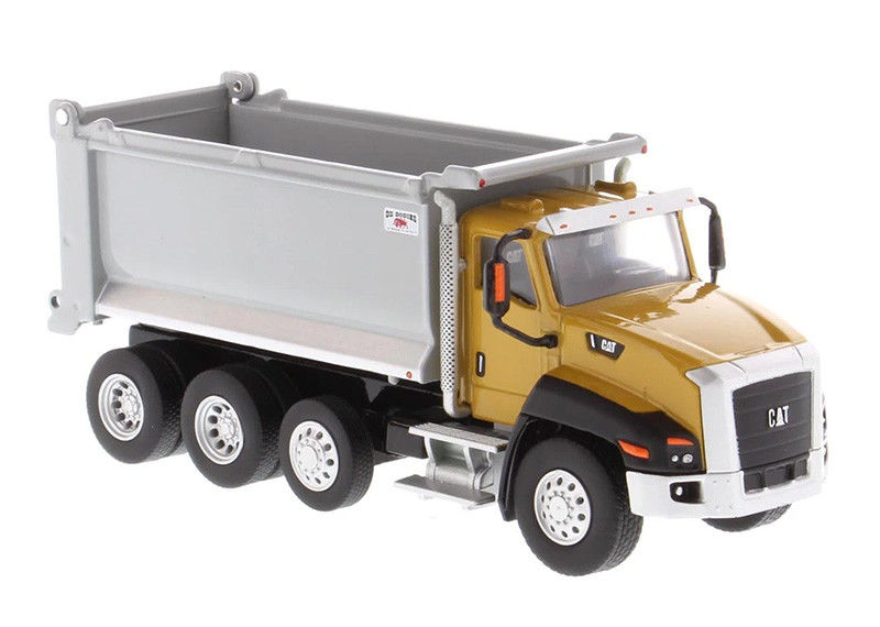 รายละเอียดสูง 1 64 Scale CAT CT660 รถบรรทุกขยะ