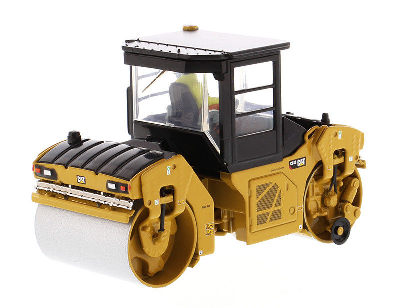 CAT CB-13 Road Roller Diecast Model 1/50 Scale Alloy Construction Vehicle Replica เครื่องขนของใช้ในการก่อสร้าง