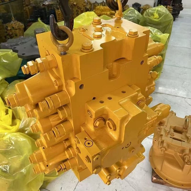 คุณภาพสูง Komatsu PC200-7 Excavator สีเหลือง จบ ปั๊มควบคุมหลัก ส่วนไฮดรอลิก