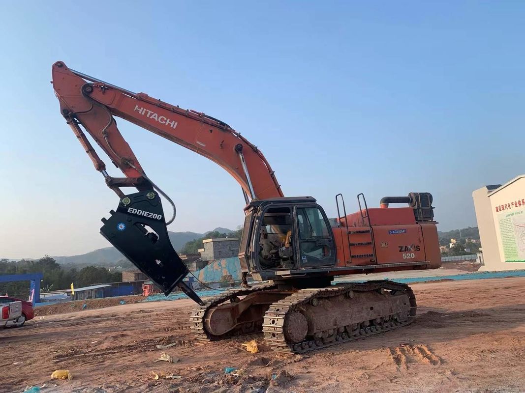 EDDIE 200 ไฮดรอลิก Breaker Hammer 50 ตัน Excavator งานหนัก Demolition หินบด