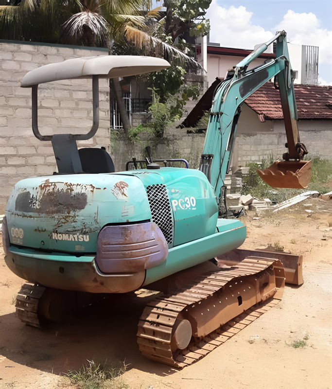 เครื่องขุด Komatsu PC30-7 มินิ ที่รักษาได้ดี รับรองมาตรฐาน ISO สําหรับการก่อสร้างและการปลูกผืนดิน