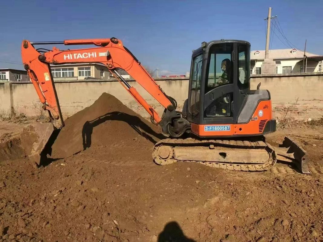 ใช้ Hitachi ZX65U Mini Excavator 6.5 ตัน นาฬิกาสําหรับการก่อสร้าง