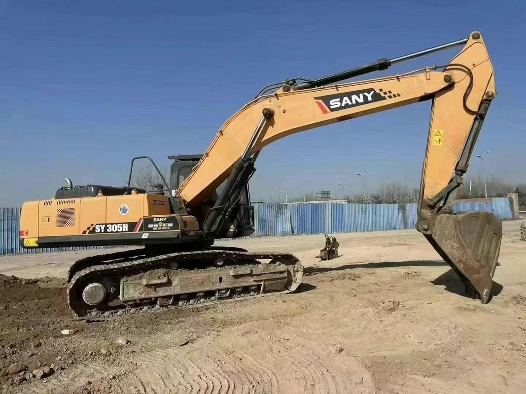 ใช้ SANY 305H Excavator 30 5 ตัน ความจุ บริการประวัติศาสตร์ การเหมืองแร่ การก่อสร้าง