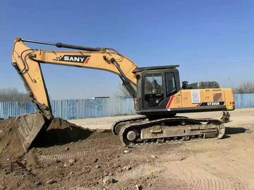 ใช้ SANY 305H Excavator 30 5 ตัน ความจุ บริการประวัติศาสตร์ การเหมืองแร่ การก่อสร้าง