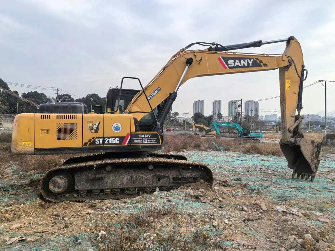 ใช้ 2019 SANY SY215-10 Excavator ความจุ 21 ตัน บริการครบวงจร ประวัติการก่อสร้าง การเหมืองแร่