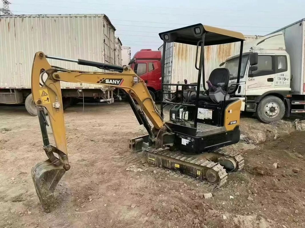 2021 SANY SY16C คอมแพคต์ มินิ excavator 1.6 ตัน 3000 ชั่วโมง CE ISO Landscape Utility