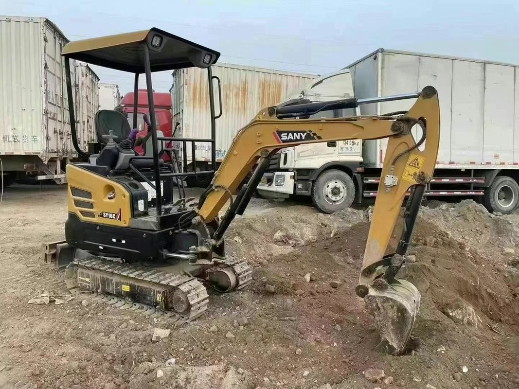 2021 SANY SY16C คอมแพคต์ มินิ excavator 1.6 ตัน 3000 ชั่วโมง CE ISO Landscape Utility