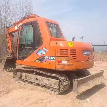 ใช้ Doosan DH80 Mini Excavator ความจุ 8 ตัน