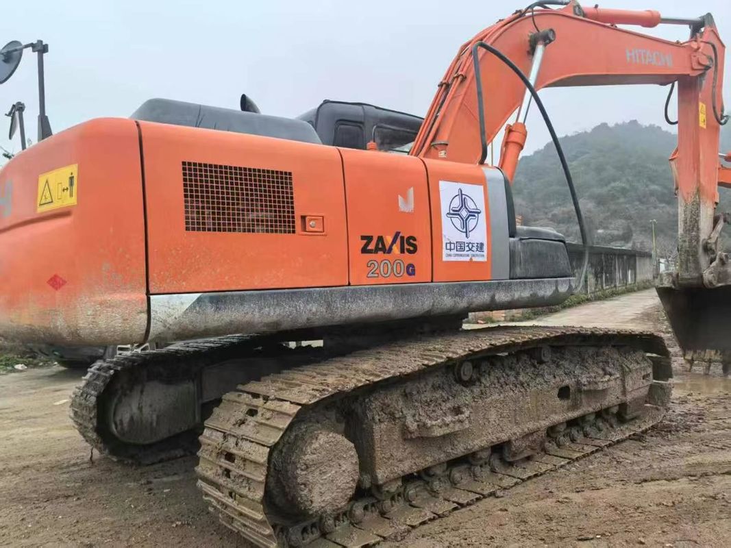 ใช้ Hitachi ZAXIS 200-3G Excavator ความจุ 20 ตัน สําหรับการเหมืองแร่ การก่อสร้าง การเคลื่อนที่ดิน