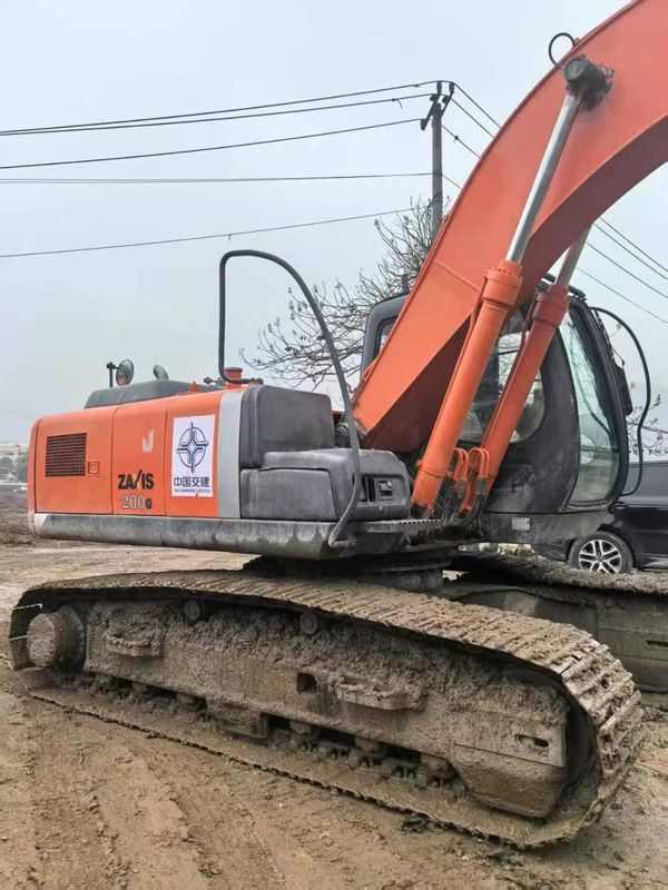 ใช้ Hitachi ZAXIS 200-3G Excavator ความจุ 20 ตัน สําหรับการเหมืองแร่ การก่อสร้าง การเคลื่อนที่ดิน