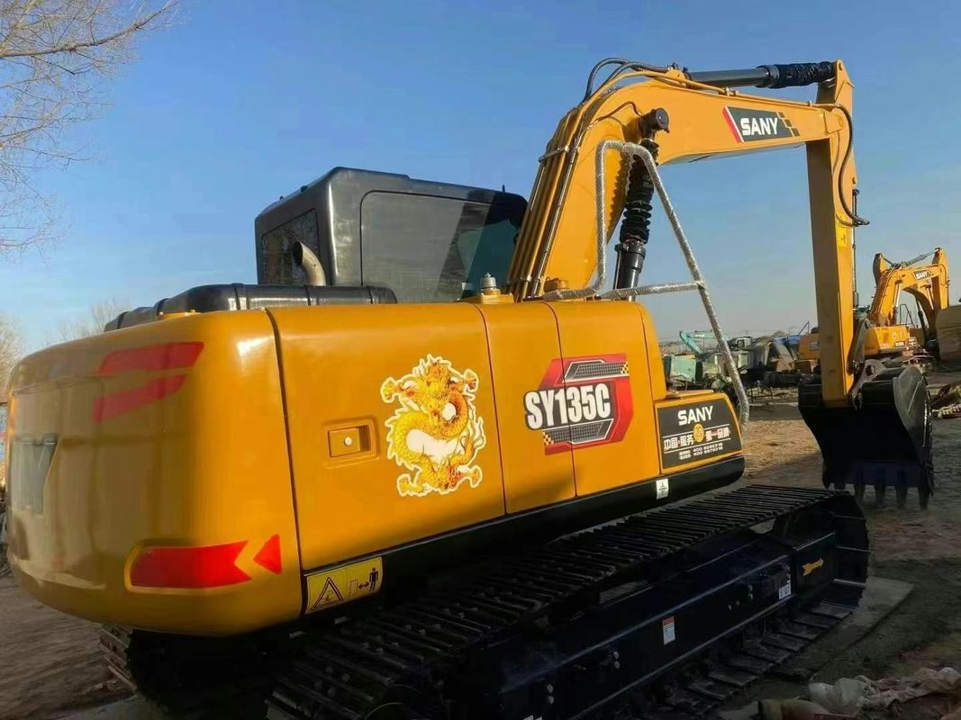 ใช้ SANY SY135C 13.5T Excavator บริการครบวงจร ประวัติศาสตร์ การก่อสร้าง การเหมืองแร่