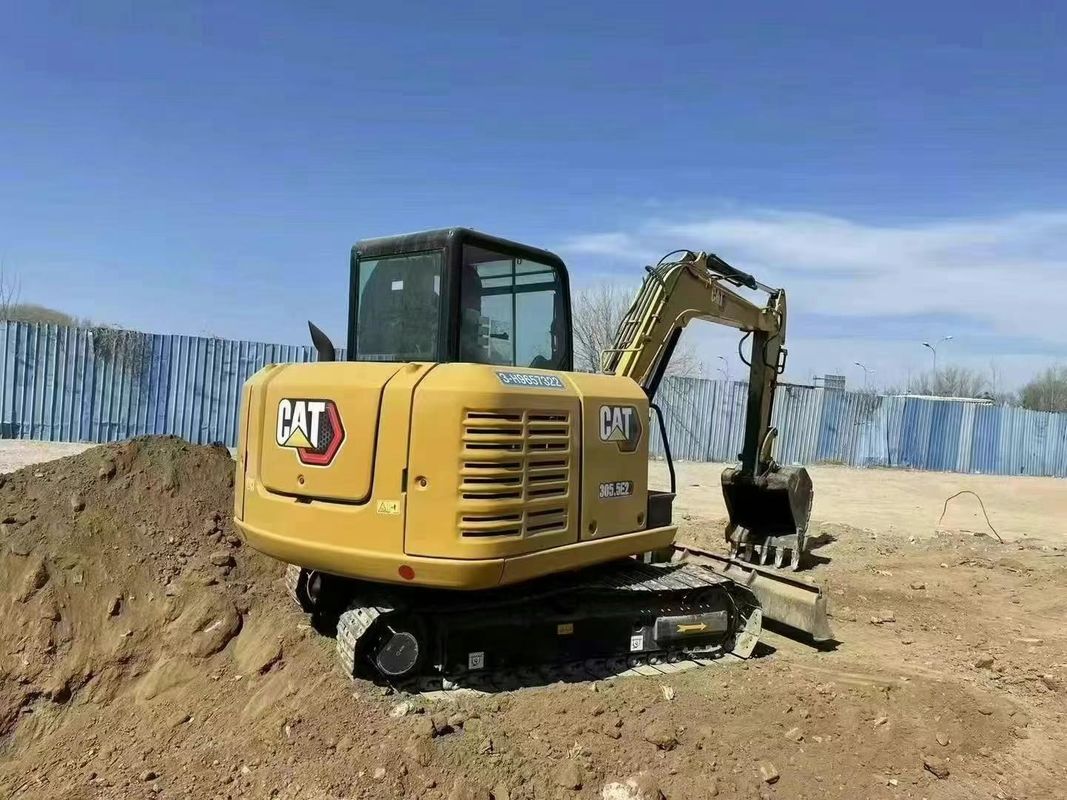 ใช้ CAT 305 Mini Excavator ชั่วโมงต่ํา ยืนยัน 1 ปี การรับประกัน CE รับประกันความน่าเชื่อถือ