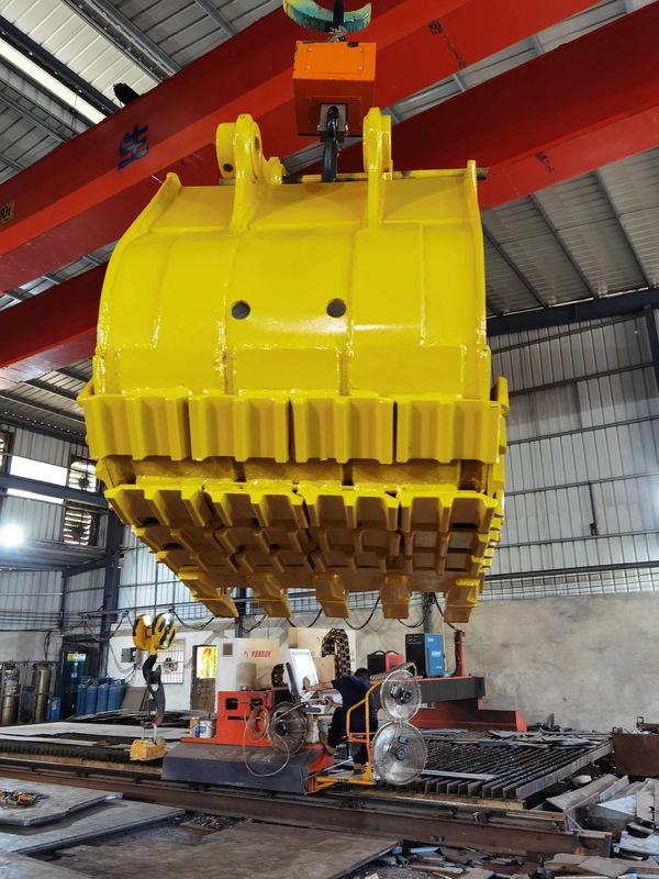 Custom Fit Komatsu PC78 แทนถังขุดถังขุดทนทานสําหรับการใช้ในการก่อสร้าง