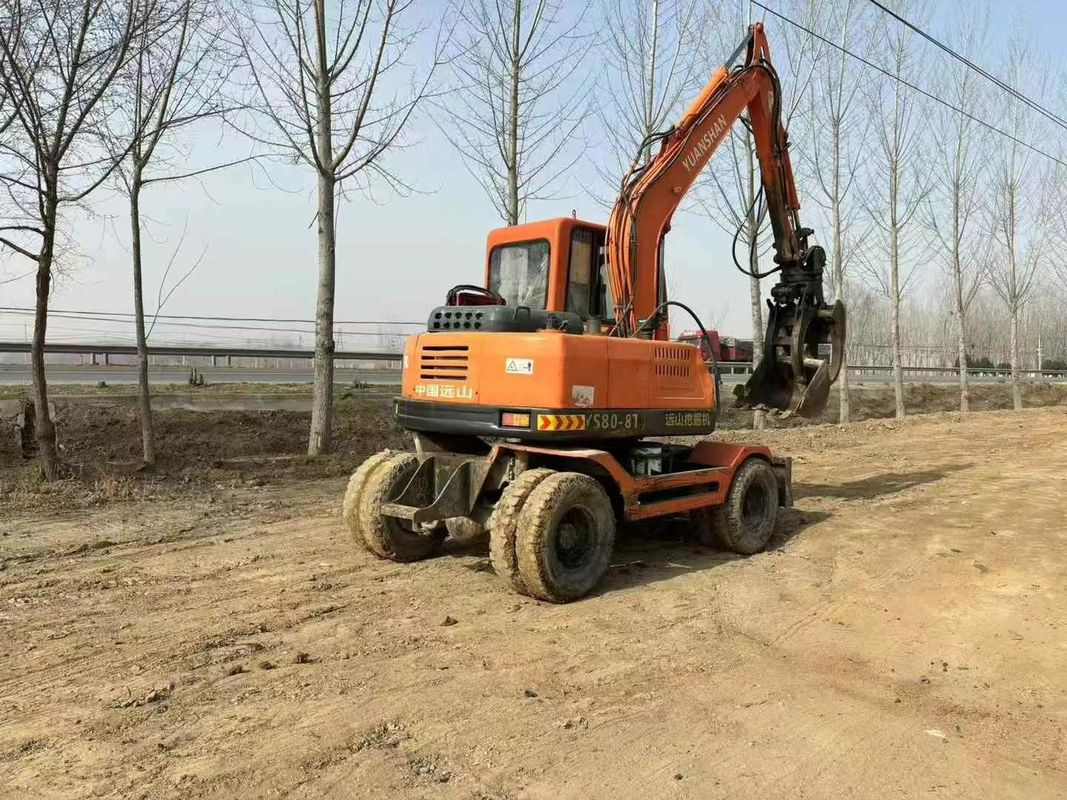 เครื่องขุด Yuanshan 7808T 8 ตัน รุ่น 2018 ที่ใช้ในงานก่อสร้าง การขุดเหมืองแร่