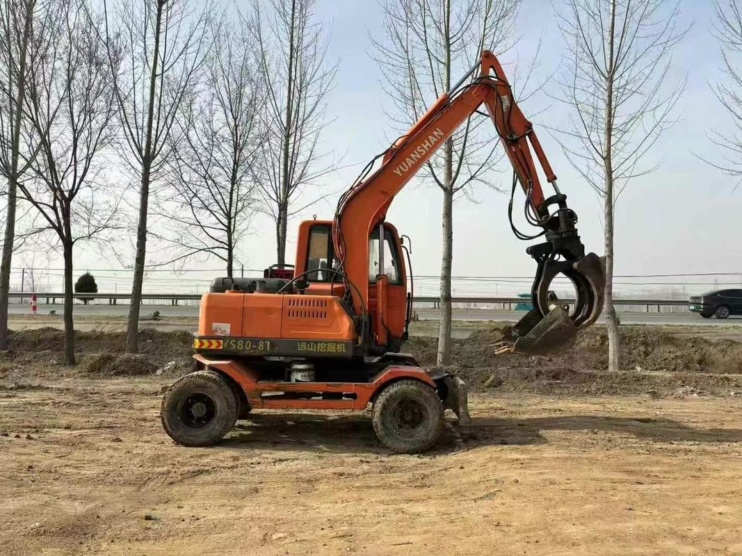 เครื่องขุด Yuanshan 7808T 8 ตัน รุ่น 2018 ที่ใช้ในงานก่อสร้าง การขุดเหมืองแร่