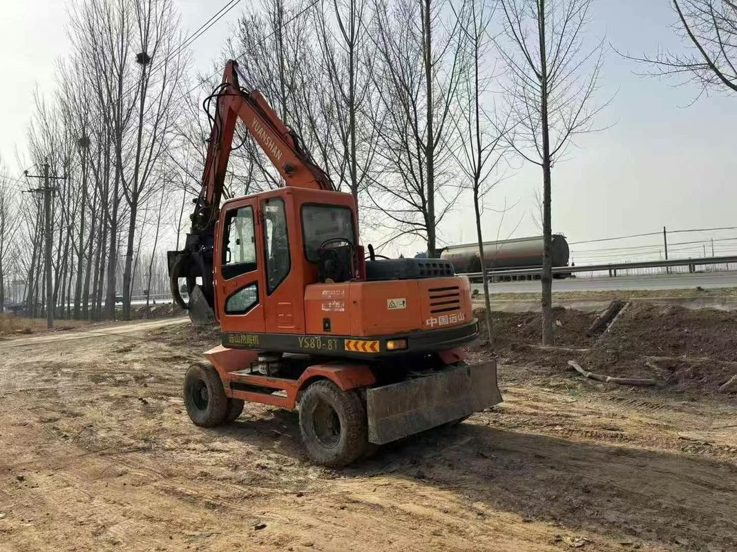 เครื่องขุด Yuanshan 7808T 8 ตัน รุ่น 2018 ที่ใช้ในงานก่อสร้าง การขุดเหมืองแร่