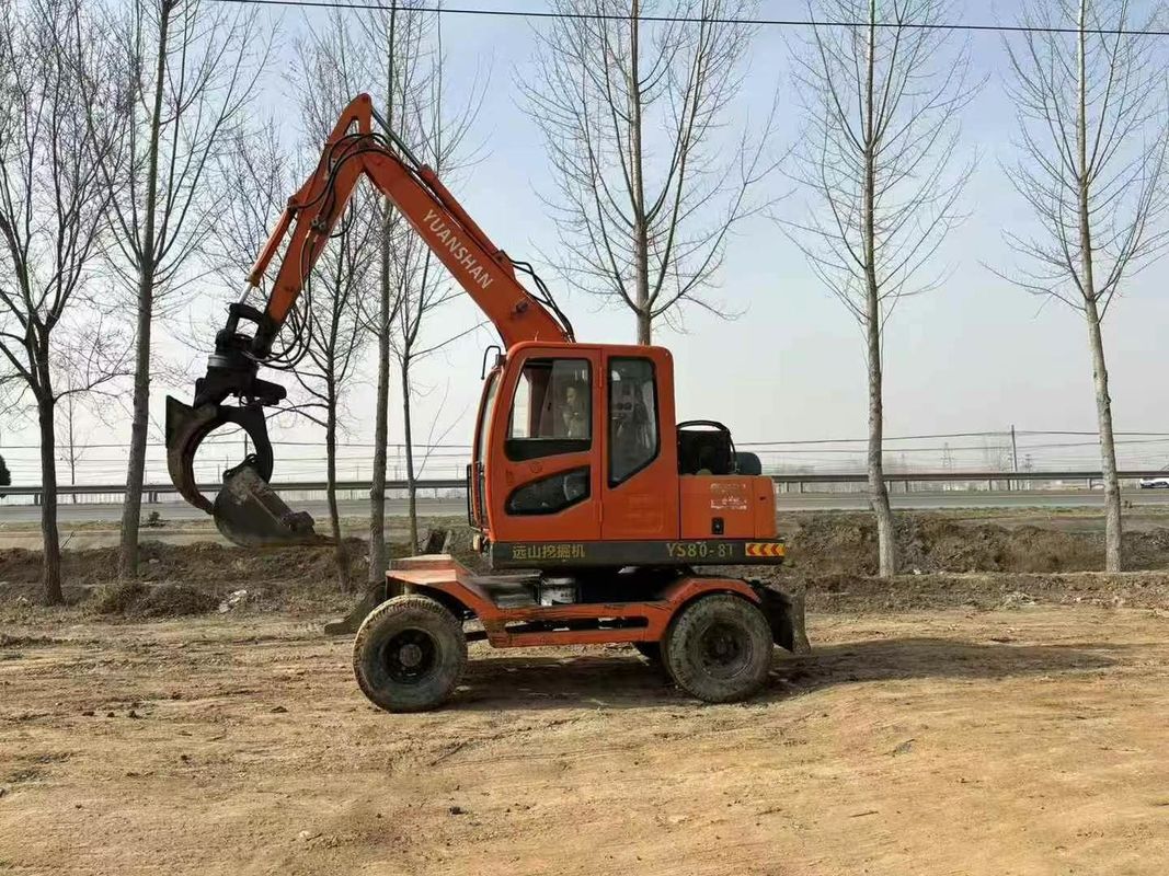 เครื่องขุด Yuanshan 7808T 8 ตัน รุ่น 2018 ที่ใช้ในงานก่อสร้าง การขุดเหมืองแร่