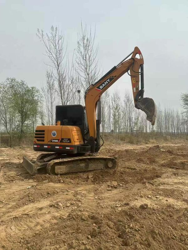 เครื่องขุด Sany 60C มือสอง เวลาทํางานต่ํา สภาพดี ราคาแข่งขัน พร้อมส่งออก